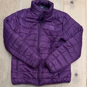 Vail Women's Purple Puffer Jacket